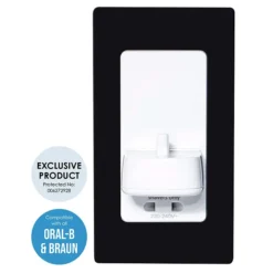Proofvision Oral-B In Wall Electric Toothbrush Charger With Shaver Socket - Black
