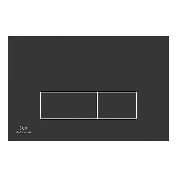 Ideal Standard Oleas P2 Matt Black Pneumatic Dual Flush Plate - Image 3