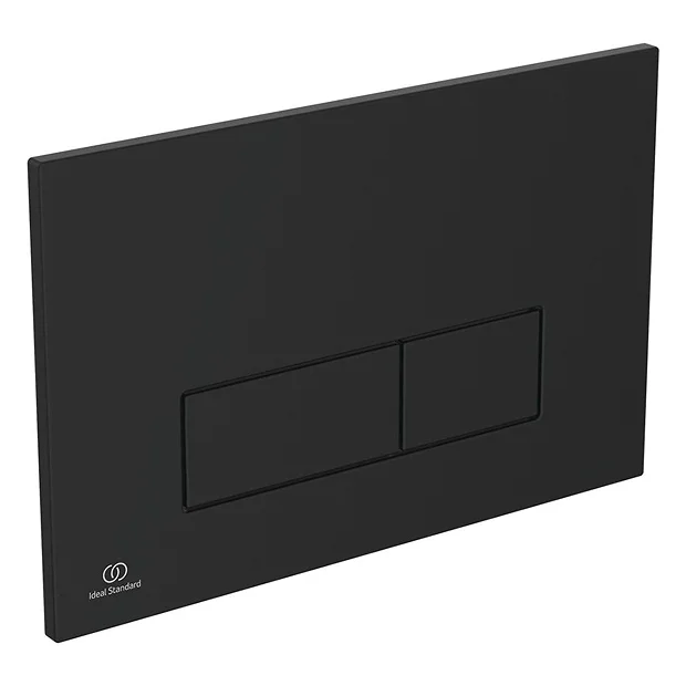 Ideal Standard Oleas P2 Matt Black Pneumatic Dual Flush Plate - Image 2
