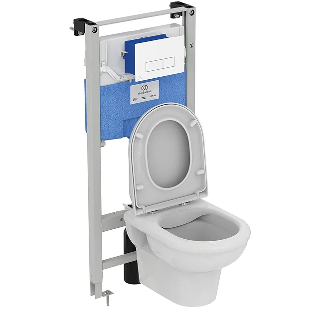 Ideal Standard Oleas P2 Chrome Pneumatic Dual Flush Plate - Image 4