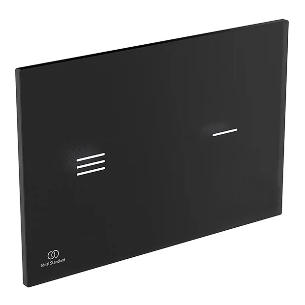 Ideal Standard Symfo NT1 Black Touchless Glass Dual Flushplate - Image 2