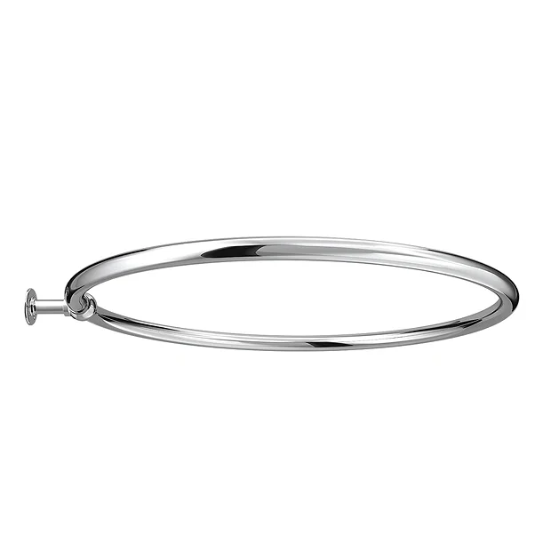 Chatsworth Traditional 800mm Diameter Chrome Circular Shower Curtain Rail