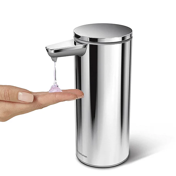 Simplehuman Rechargeable Liquid Sensor Pump Soap Dispenser - Polished Steel - Image 6