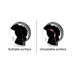 Orion SuctionLoc Chrome Corner Shower Basket