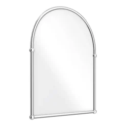 Chatsworth Traditional 673 X 490mm Arched Mirror - Chrome