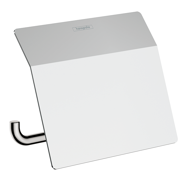 Hansgrohe AddStoris Toilet Roll Holder With Cover - Image 2