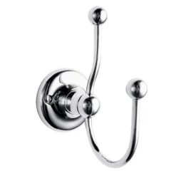 Hudson Reed Traditional Chrome Double Robe Hook