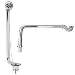 Traditional Luxury Exposed Free Standing Bath Drainage Kit - Chrome