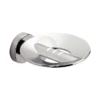 Venice Chrome Metal Soap Dish With Holes
