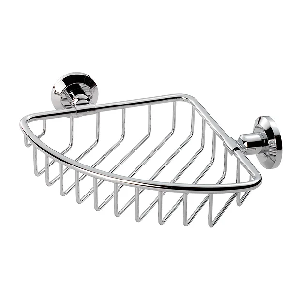 Venice Corner Soap Basket - Chrome