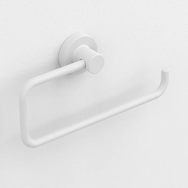 Venice White Open Towel Ring - Image 2