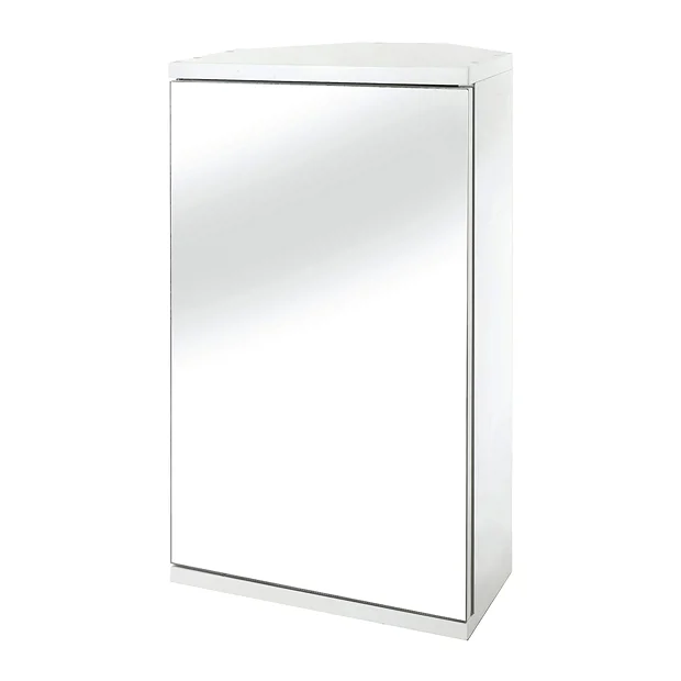 Croydex Simplicity Single Door Corner Cabinet - Image 2