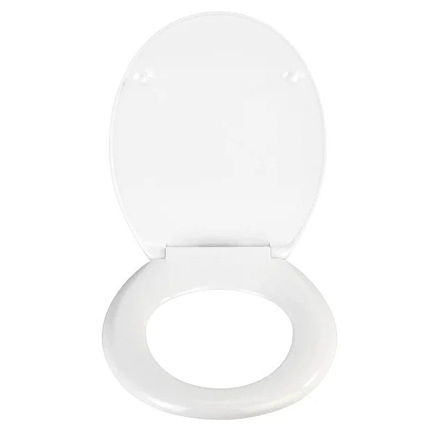 Wenko Waterdrop Grey Soft-Close Toilet Seat