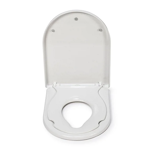 Croydex Hilier D-Shape Stick 'n' Lock Family Toilet Seat - Image 3