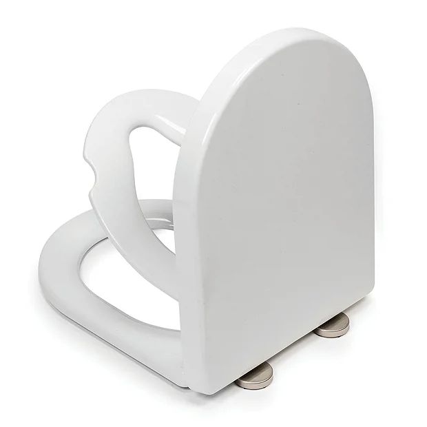 Croydex Hilier D-Shape Stick 'n' Lock Family Toilet Seat - Image 2