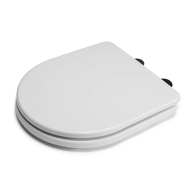 Croydex Garda D-Shape White Flexi-Fix Toilet Seat With Soft Close And Quick Release - Image 3