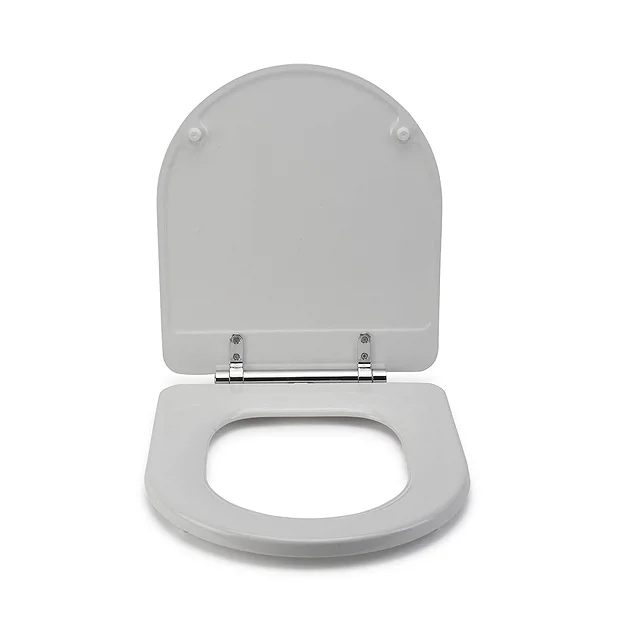 Croydex Garda D-Shape White Flexi-Fix Toilet Seat With Soft Close And Quick Release - Image 4