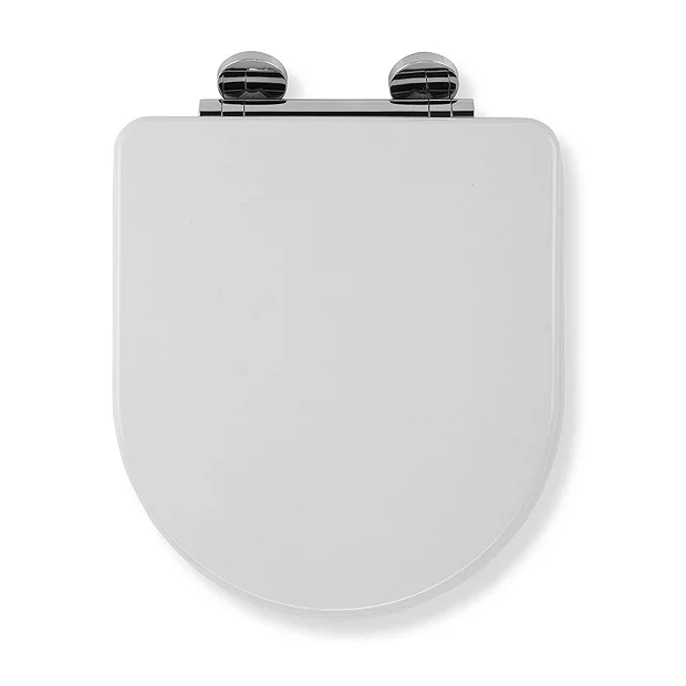 Croydex Garda D-Shape White Flexi-Fix Toilet Seat With Soft Close And Quick Release - Image 5