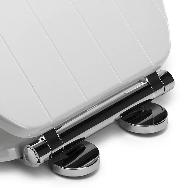 Croydex Portland White Sit Tight Toilet Seat With Soft Close And Quick Release