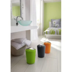 Kleine Wolke - Glossy Swing Bin - Anthracite