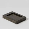 Wooden Soap Dish Dark Oak